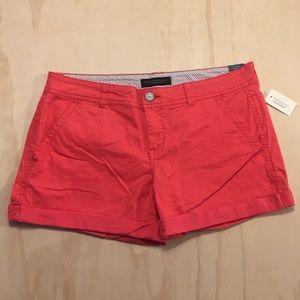 NWT Twill Midi Shorts